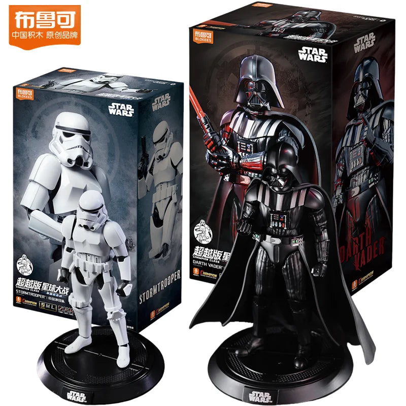 Blokees Star Wars Action Figure Movie Darth Vader Dark Trooper Anime Action Figure Collection Toys Model For Children Gift