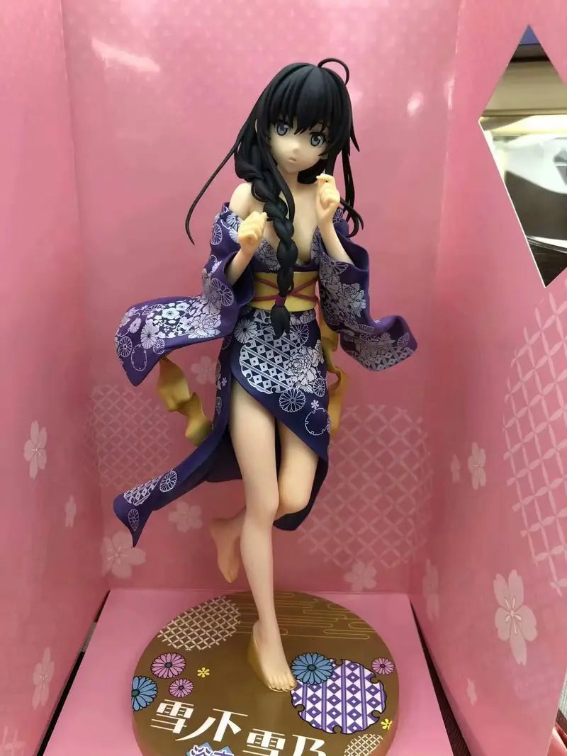 New 26cm Anime My Teen Romantic Comedy Snafu Yukinoshita Yukino Standing Posture Action Figure Pvc Model Toys Desk Decor Gift