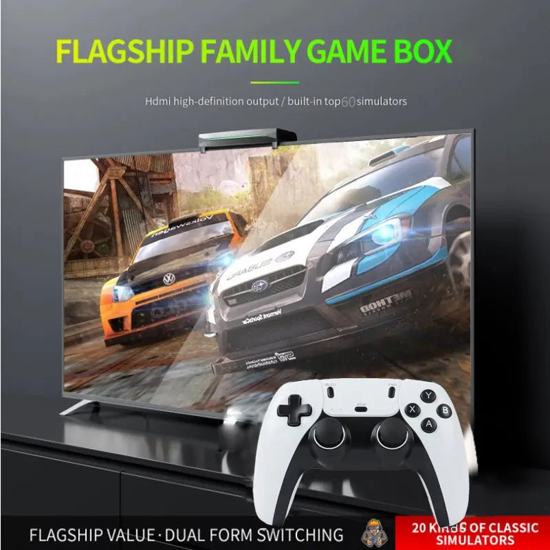 Upgrades X10 Home Game Box 1T 70000+ Spiele unterstützen 60 Emulatoren 4K HD Display Retro-Konsole für N64 PSP GAMECUBE Windows11 