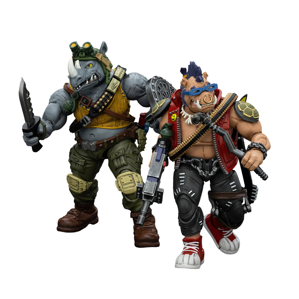 [Pre Order] JOYTOY 1/18 Action Figure TMNT Ninja Turtles Bebop Rocksteady Collection Model Toys