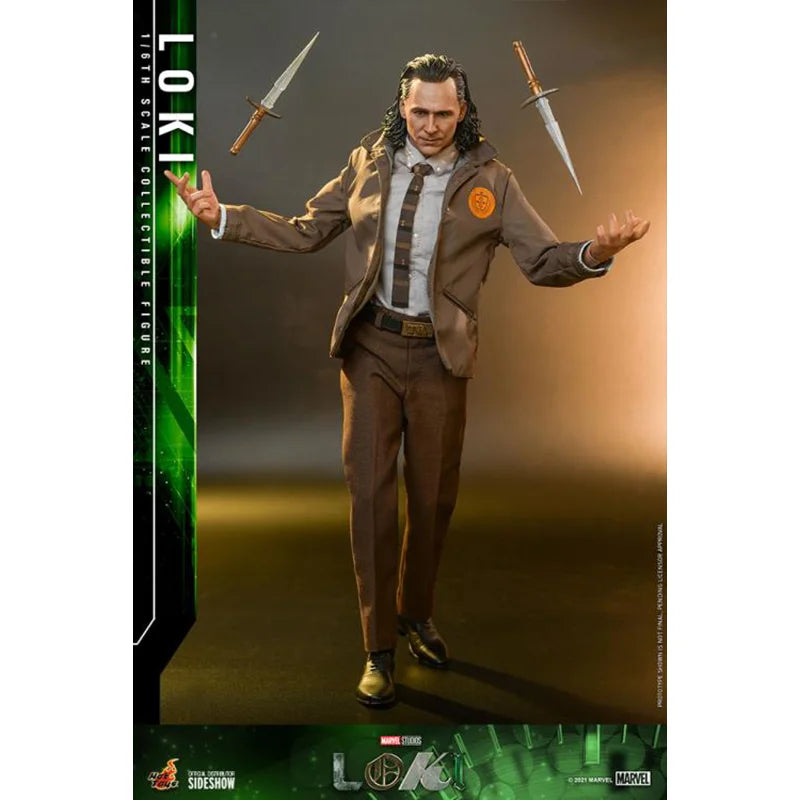 100%Original Hot Toys Loki TMS061 Tom Hiddleston The Time Controller Time Administration In Stock Action Figures Model