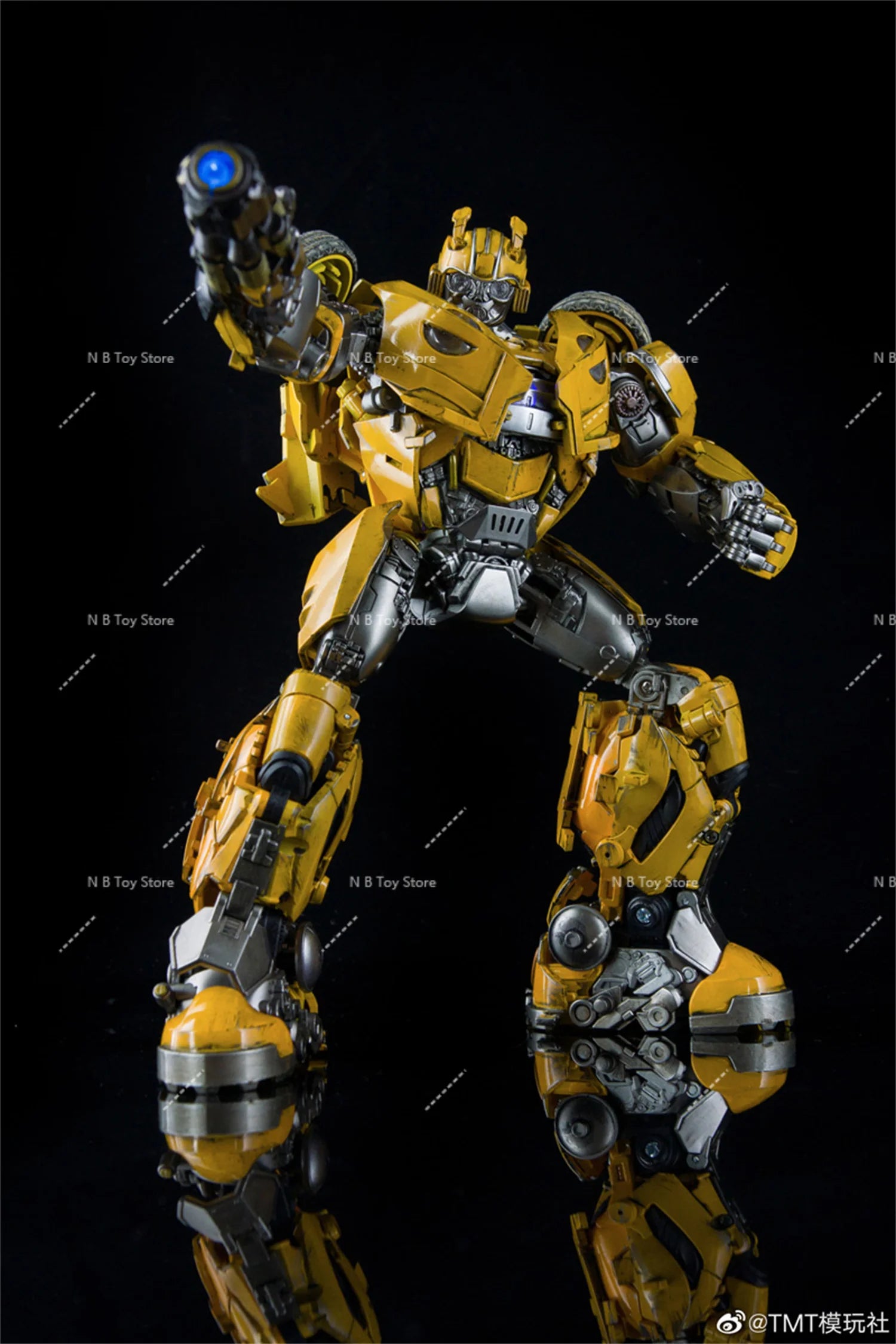 TMT Transformable Action Figure TMT-01, TMT01, Bee Battle Damage Coating, 3A Ratio, Robot Collect Gifts