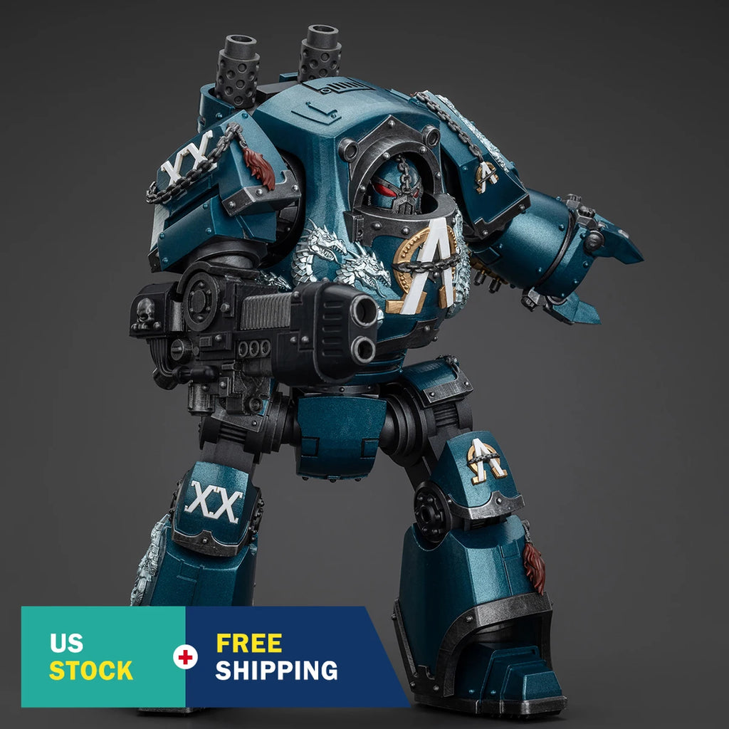 HiPlay JOYTOY Warhammer Alpha Legion Contemptor Dreadnought with Gravis Plasma Cannon 1/18 Action Figures