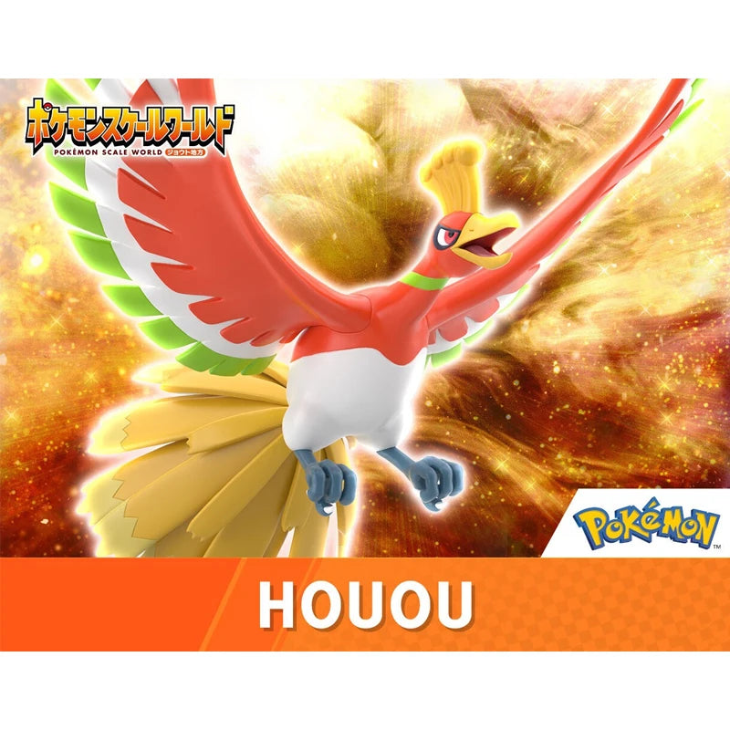 100%Original Bandai POKEMON Scale World Johto Region Ho Oh Lugia Anime Figure