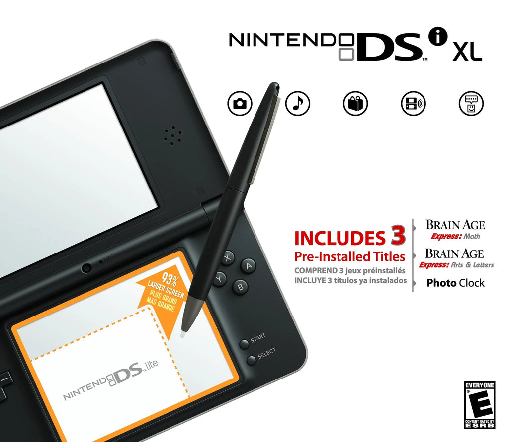 For  4.3inch Nintendo DSi XL Original NDSi XL Handheld Game Console New Shell 32GB 64GB 128GB