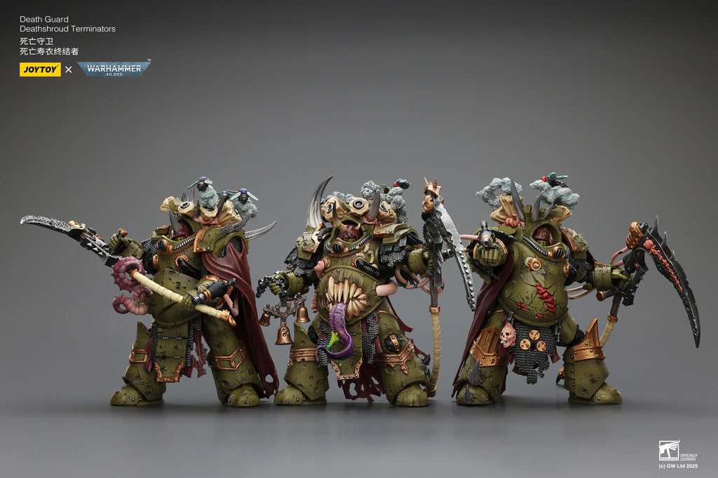 【Pre Sale】Original JOYTOY 1/18 Action Figure Warhammer 40000 Death Guard Deathshroud Terminator Champion Model