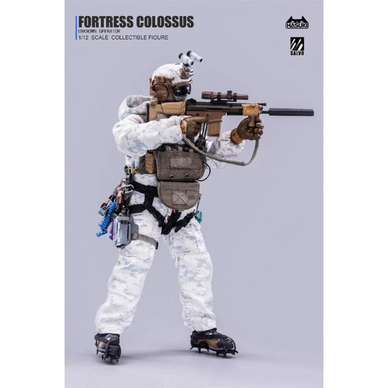 In Stock HASUKI SA-03 FORTRESS COLOSSUS UNKNOWN OPERATOR 1/12 Action Figure Anime Model Trendy Toy Desktop Doll Collectible