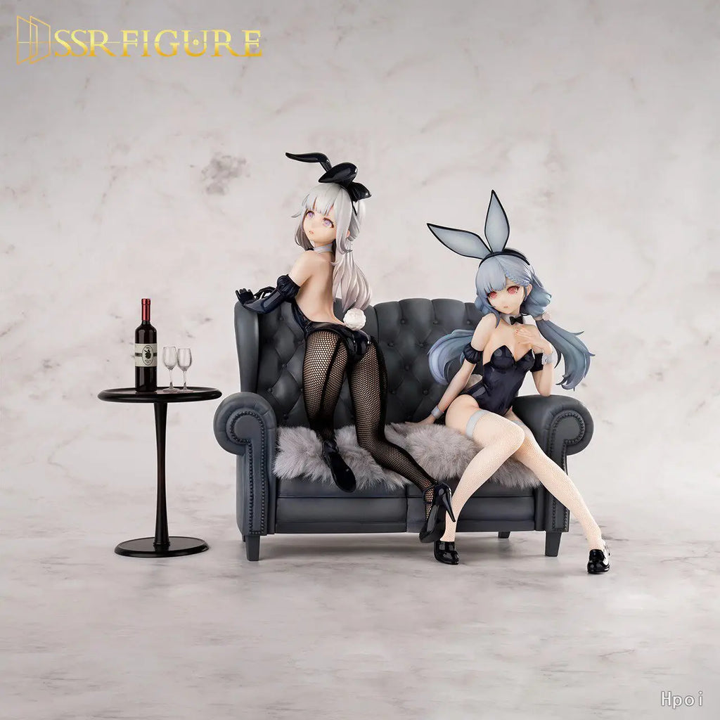 SSR FIGURE Genuine In Stock Qiaoer Bunny Girl Anime Figure Yirenguan Jinhua Collectible Statue With Sofa Base For Anime Fans