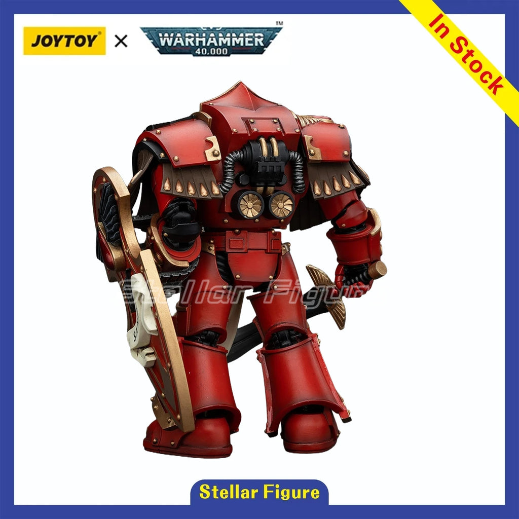 【SF】JOYTOY 1/18 Action Figure Blood Angels Crimson Paladins Squad Crimson Paladin 1 Model Toys Gifts Collection Ornaments