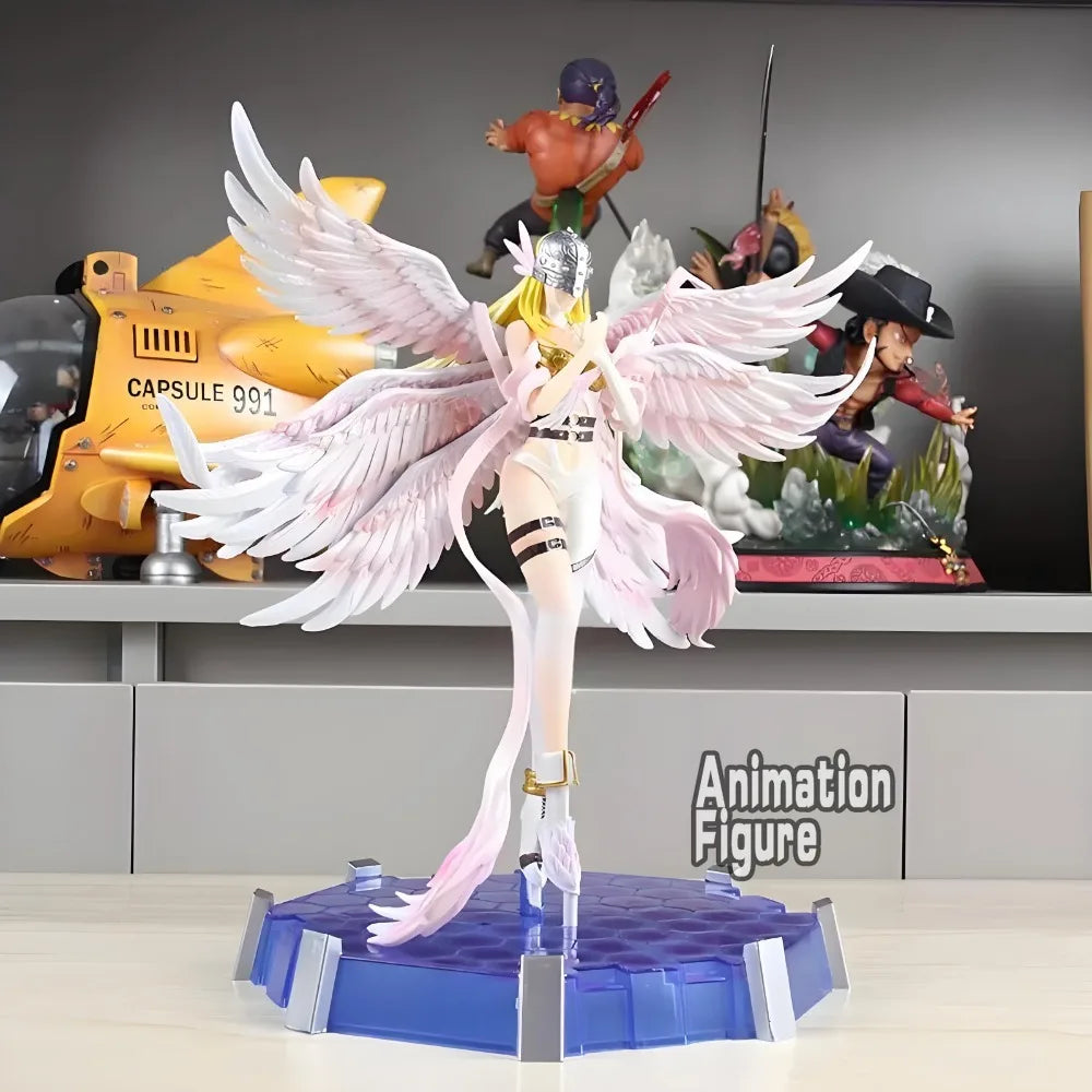 26cm/10.24in Anime Digimon Adventure Figure Angewomon Action Figures Pvc Collection Model Toys for Children Gifts