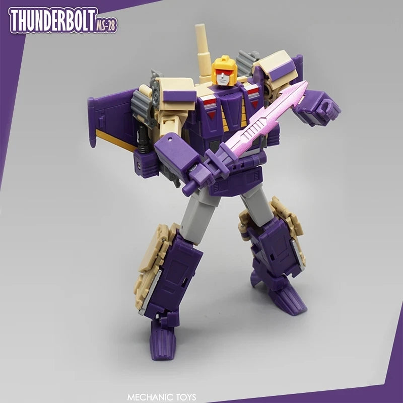 Blitzwing Thunderbolt Transformation MFT MS28 MS-28 Mini Pocket Action Figure Robot Model Collection Deformed Toys Gift