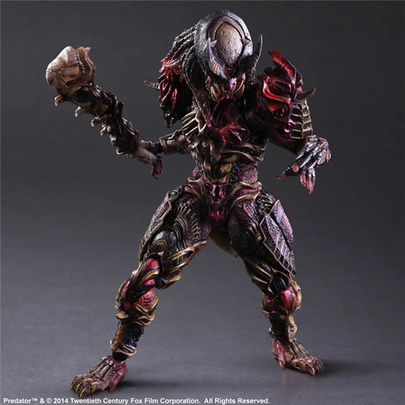 27cm New Spot Pa Changed Iron Warrior Variant Predator Doll Hand-Made Model High-Quality Statue Collection Ornaments Toy Gift