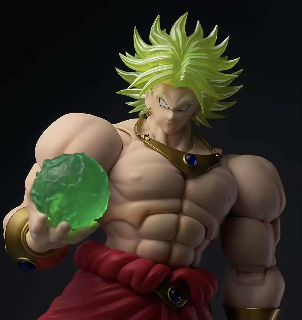 Original DKO Toys SHF Out Of Control War God Broly Broli Heads Kit Accessories Super Saiyan Dragon Ball Anime Figures Model Toys