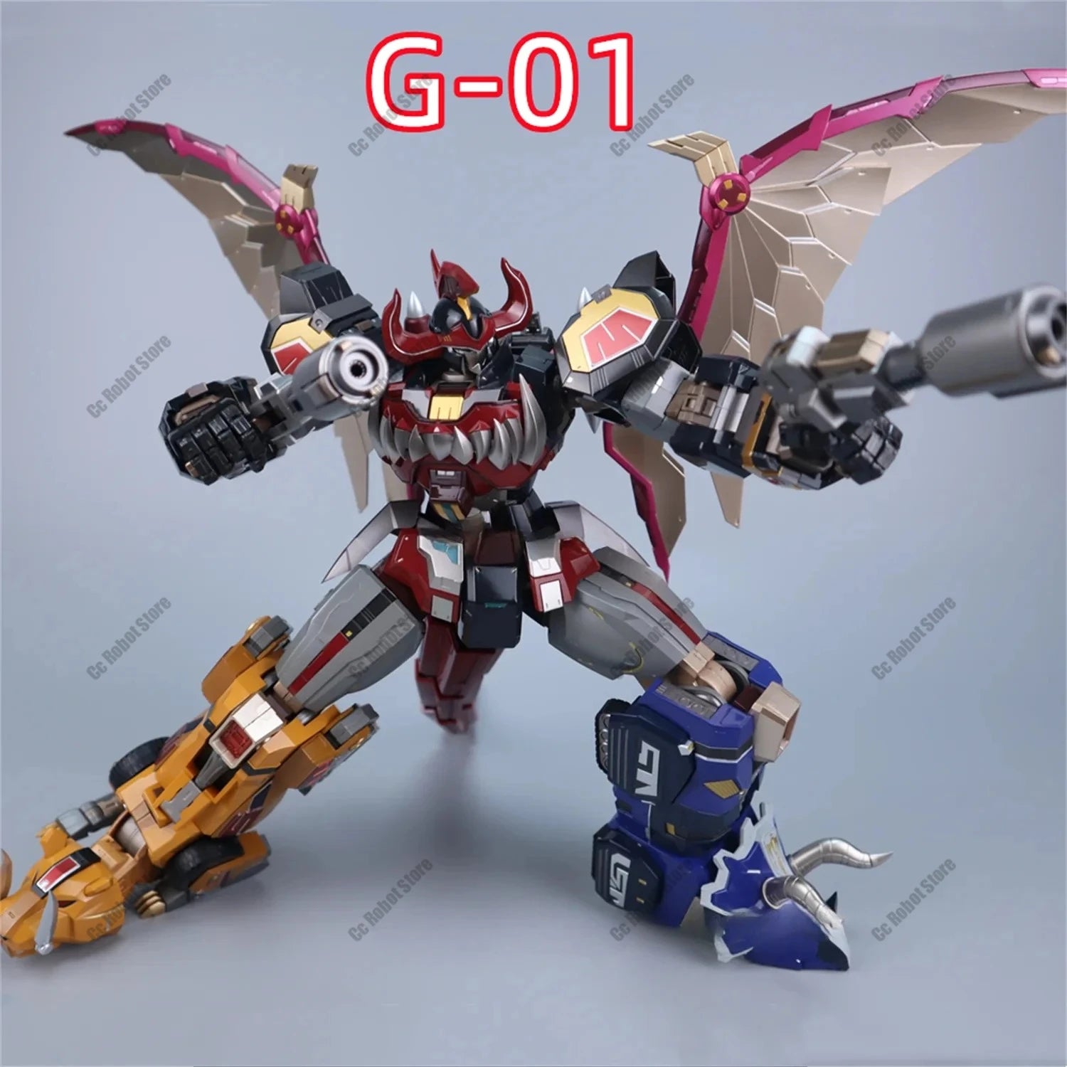 [In Stock] Hot Selling Toy Beast King Model G-01 G01 Great War God Dragon Caesar 'Dinosaur Squadron' Anime Action Figure