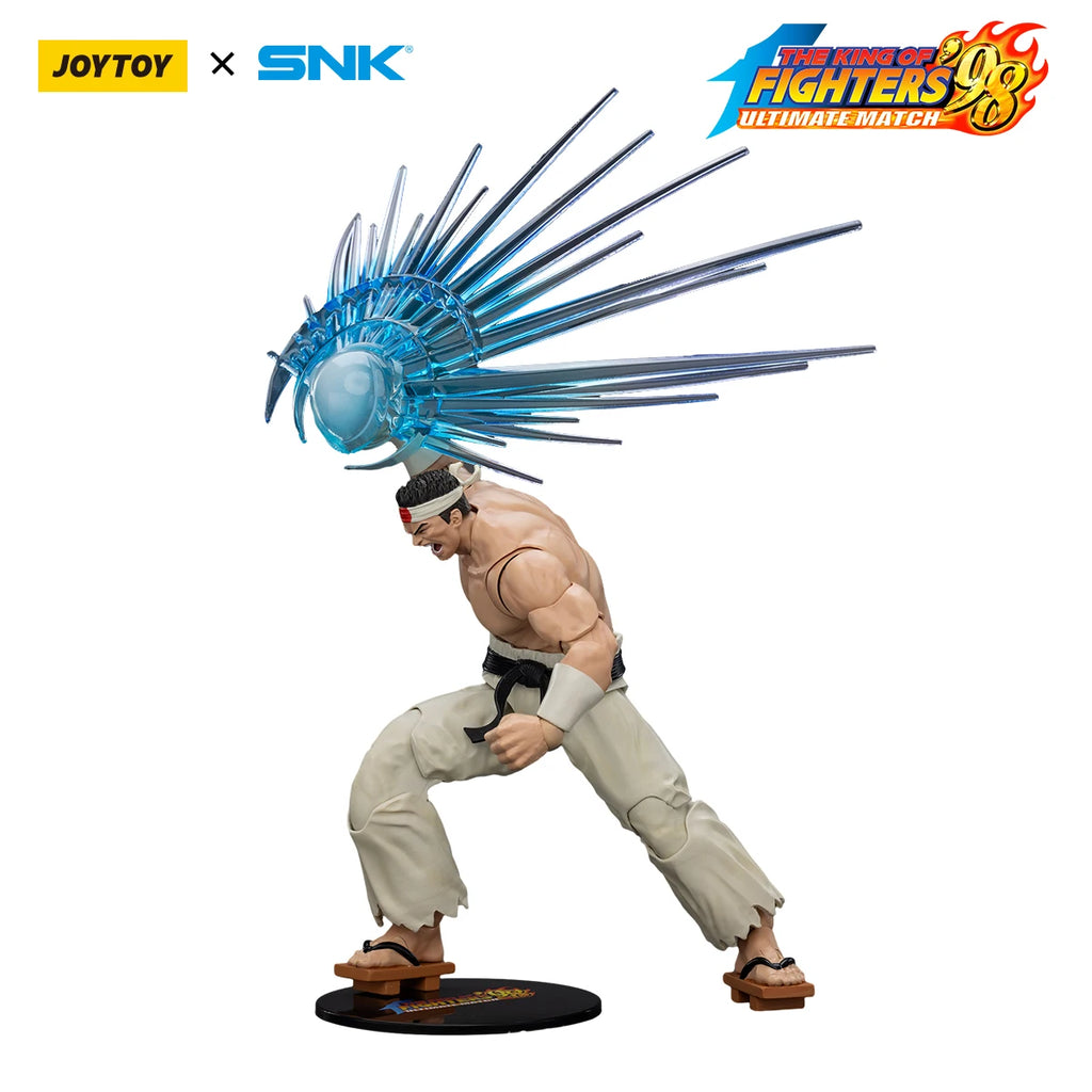 [AUF LAGER] JOYTOY SNK 1/18 Action-figuren KOF 98UM Hero Team Kyo Kusanagi &amp; Goro Daimon &amp; Benimaru Nikaido3PCS Modell Geschenk