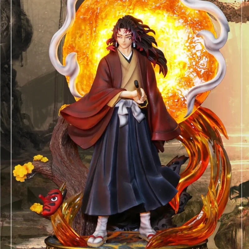 Kimetsu No Yaiba Anime Figure Tokitou Muichirou Demon Slayer Rengoku Kyoujurou  Mitsuri Shinobu Nezuko 18cm Model Birthday Gift