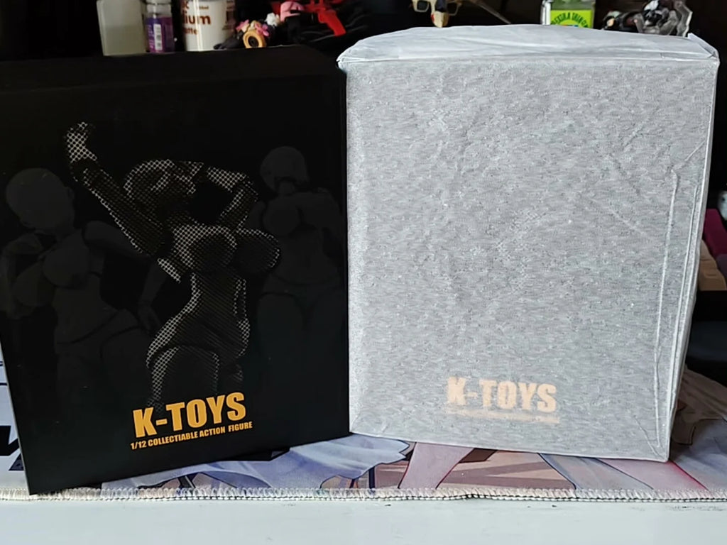 TYCTOYS Original K-TOYS KT02 1/12 Manga Style Full voluptuous Female Body 6'' Super Flexible Girl Joint Action Figure Model Toys
