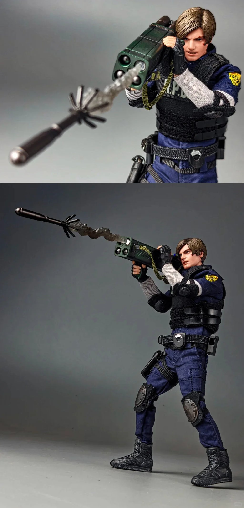 New Genuine Limtoys Resident Evil Leon Rpd Officer 1/12 Scale Action Figure In Stock