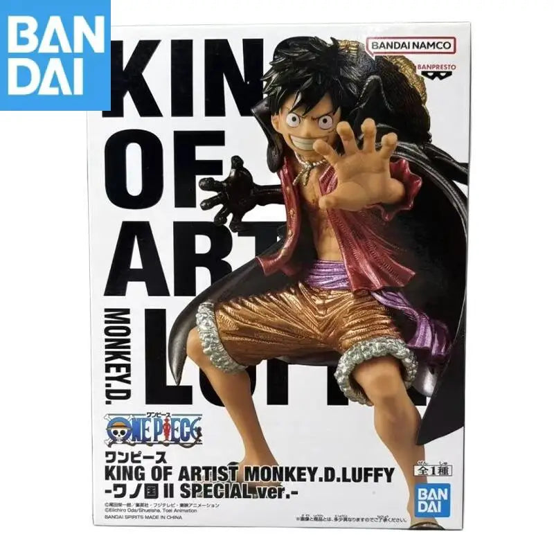 Genuine Bandai Banpresto One Piece King of Artist Monkey.d.luffy Wano Country II Special Ver Original Anime Figure Model Toys