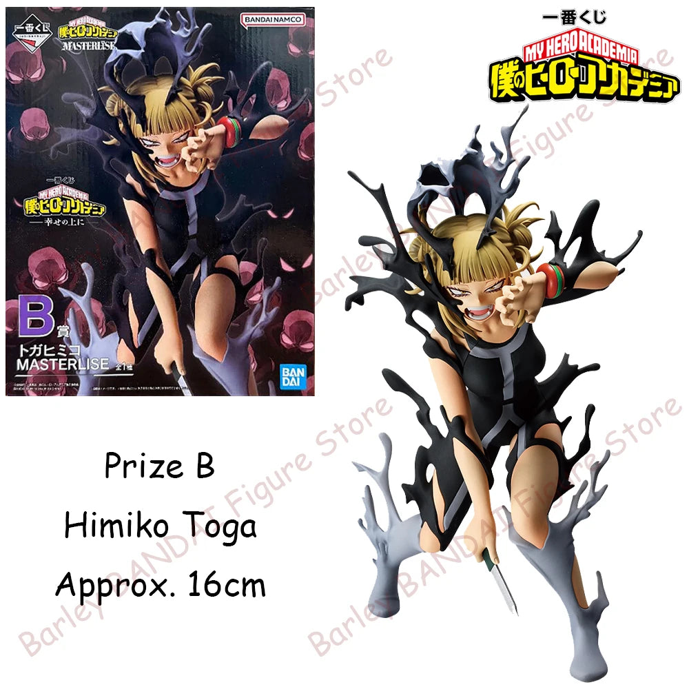 Original In Stock BANDAI Ichiban Kuji My Hero Academia Above Happiness Deku Shoto Todoroki Dabi Ochako Toga Anime Figures Toys
