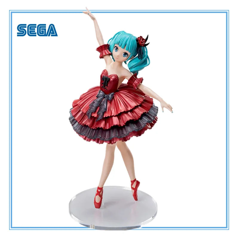 In Stock  Project DIVA  SEGA Luminasta Hatsune Miku: Project  “Hatsune Miku-Star” PVC 19CM Anime Action Figures Toy Gift