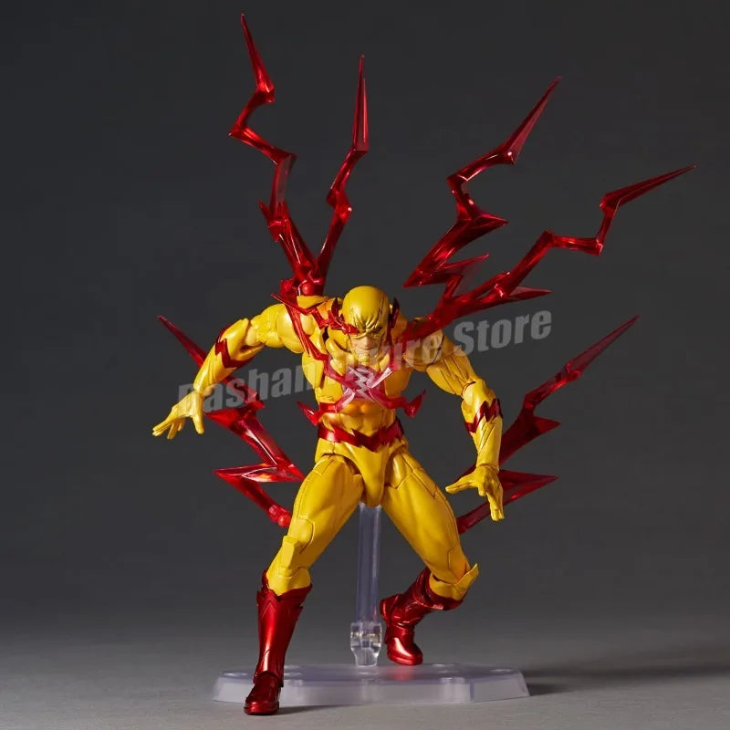 Fantastische Yamaguchi Flash Actionfigur, 17 cm, bewegliche Superhelden-Sammlung, Kaiyodo Revoltech Flashpoint Figur, Modellspielzeug, Geschenk