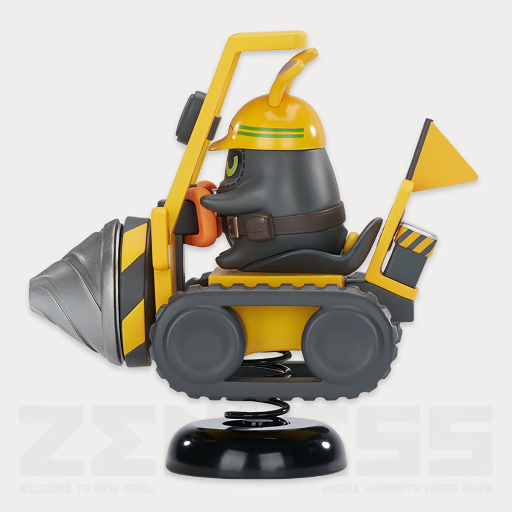IN Stock Original  APEX-TOYS Zenless Zone Zero Safety Q-Version Happy Shake Decoration Action Figure 10Cm Collectible Model Gift