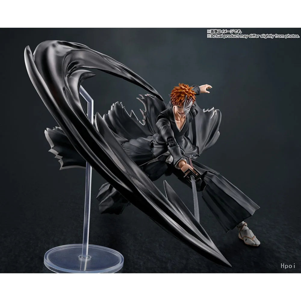 100% Authentic In Stock Bandai S.H.Figuarts BLEACH Kurosaki Ichigo - Getsuga Tensho - Highly Detailed Action Figure Toy