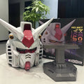 Bandai Gunpla Rx-78 Gundam Bn Head Collection Action Figure Wearable Robot Kits Models Cosplay Kids Halloween Christmas Gift