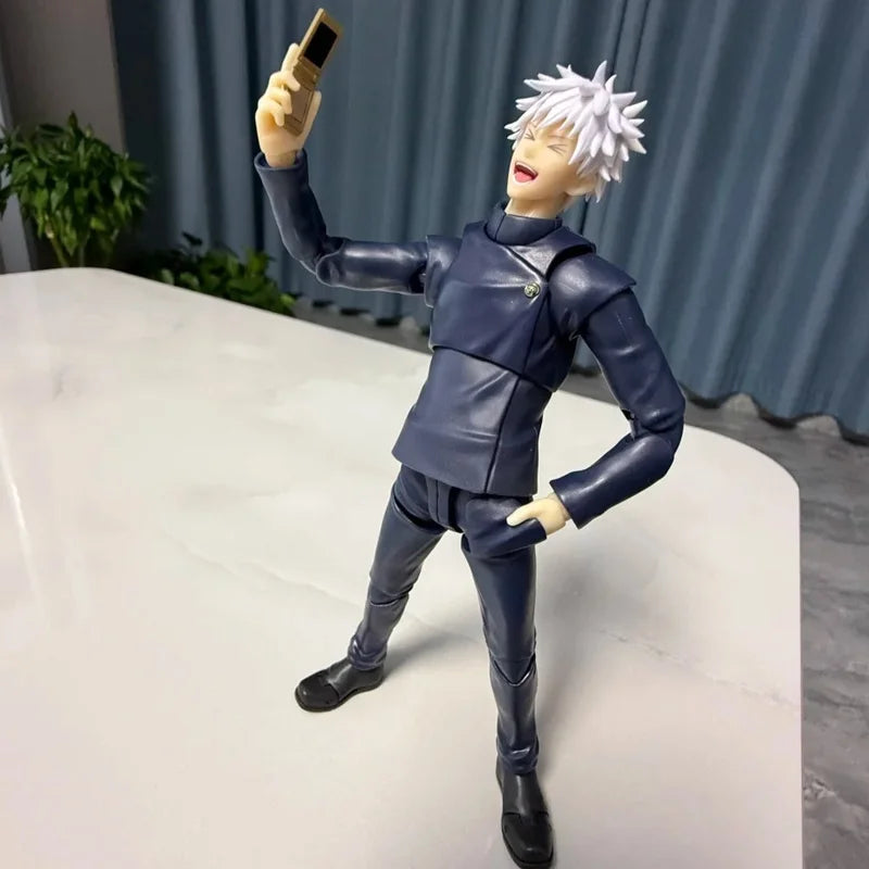 In Stock Genuine Bandai S.H.Figuarts Jujutsu Kaisen Satoru Gojo Anime Action Figure Birthday Gift Surprise Collectibles