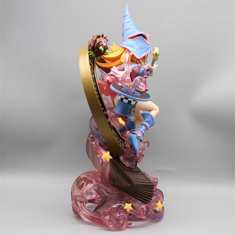 37.5cm Yu-Gi-Oh! Duel Monsters Dark Magician Girl Anime Figure - Action Figure Model Statue For Boys Desktop Decoration Toy Gift