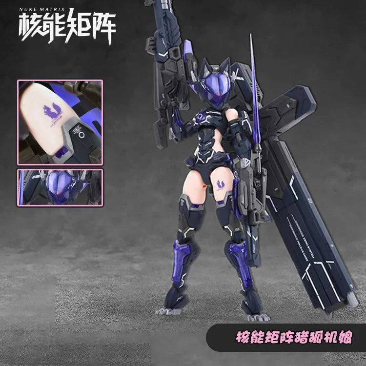Nuke Matrix Comic Club in-Stock Ms Girl Mermaid Range Centaur Machine Girl Hayha By Assembly Action  Robot Figure