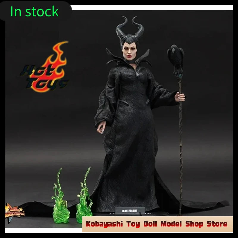 In Stock HotToys 1/6 MMS247 Maleficent Witch Angelina Jolie Action Figure Model Toy 12 Inches