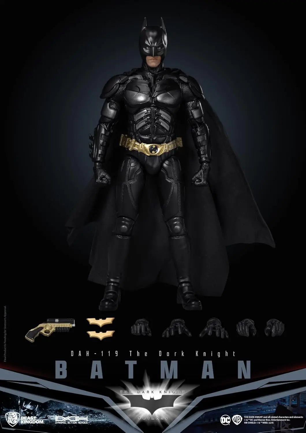8Inch Original Beast Kingdom DAH-119 DC Batman The Dark Knight Action Figures Collection Gift Toys