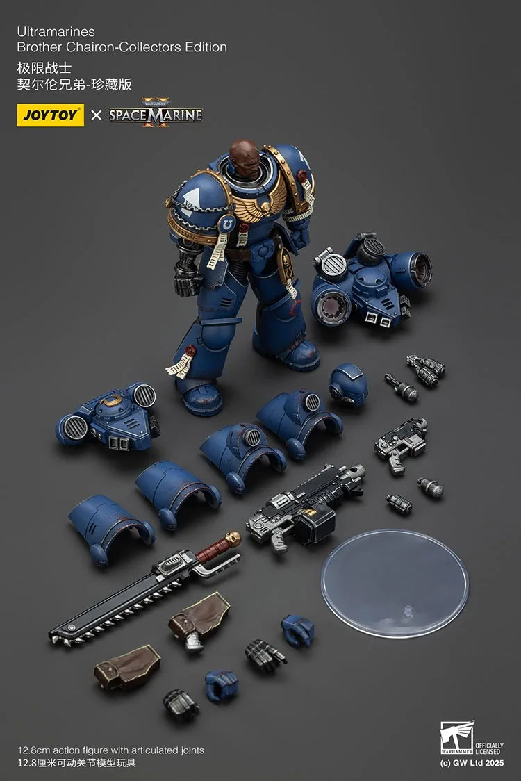 JOYTOY Warhammer 40K Ultramarines Brother Chairon - Колекционерско издание Екшън фигурки Кукла Колекция Декорация Подарък Оригинален