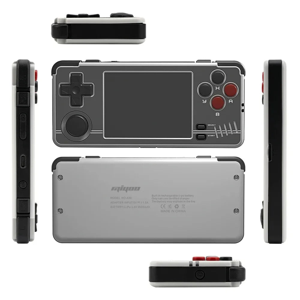 Retro Game Console Portable Handheld MIYOO A30 Portable Handheld Retro Game Open Source Linux System 2.8 IPS HD Screen WIFI
