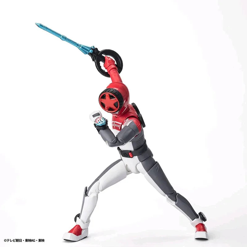 Bandai Original Genuine Figure Bakuage Sentai Boonboomger Model Kit SHF Bun Red Collection Model Action Figure Boys Toys Gifts
