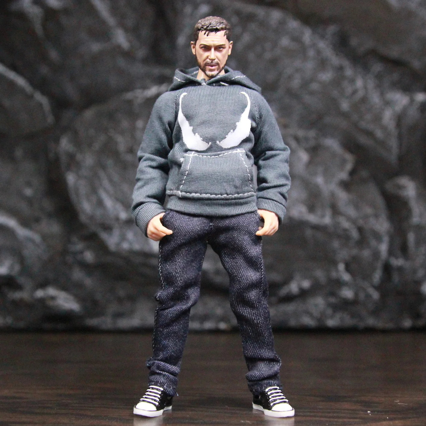 Venom Edward Brock Movie 6" Action Figure Tom Hardy Spider man Carnage Symbiote 1:12 one:12 1/12 Clothing Toys Doll Model