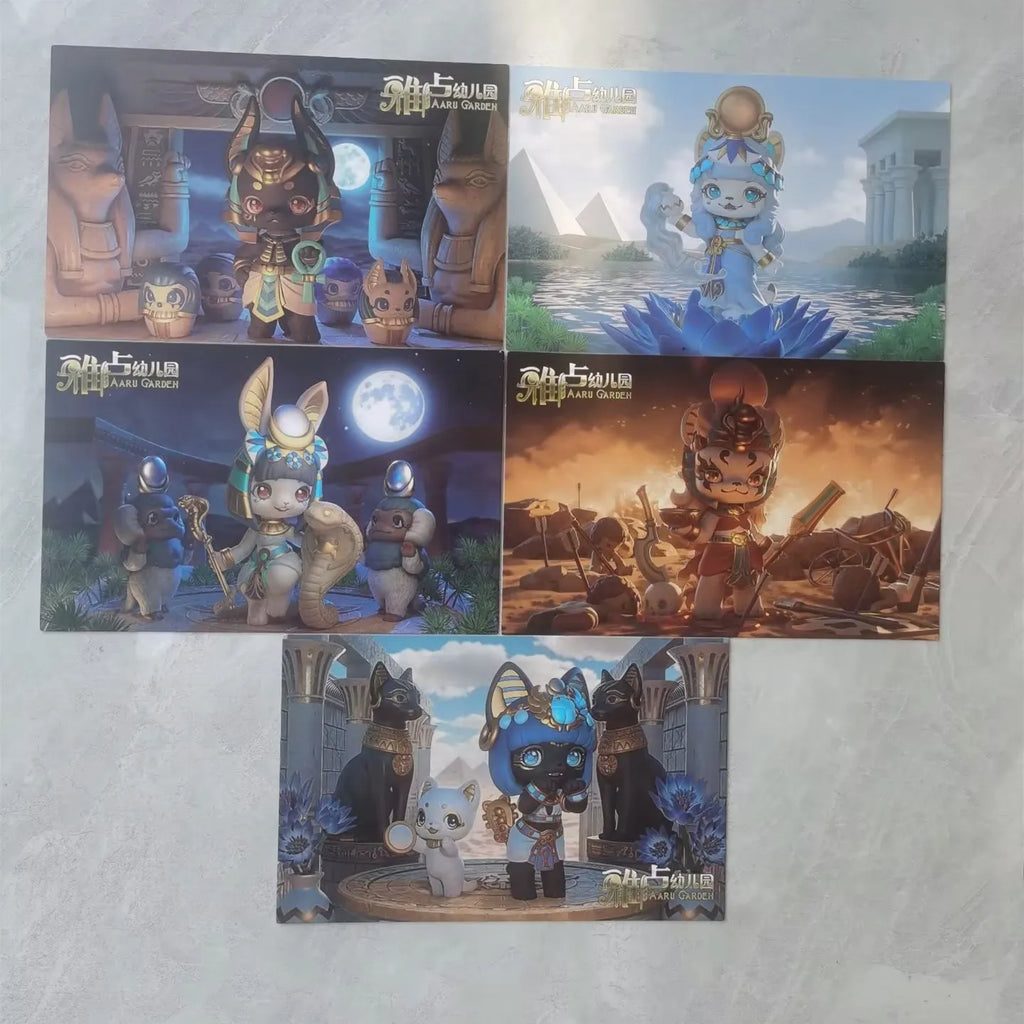 Aaru Garden V3 Series Blind Box Egyptian Mythology Anime Figure Model Toy Desktop Collection Decoration Festival Birthday Gifts