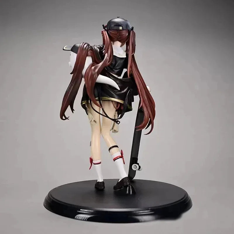 23cm Genshin Impact Hutao Action Figure Beautiful Girl Figurine Skateboard Hu Tao Figure Decoration Doll PVC Collection Toy Gift