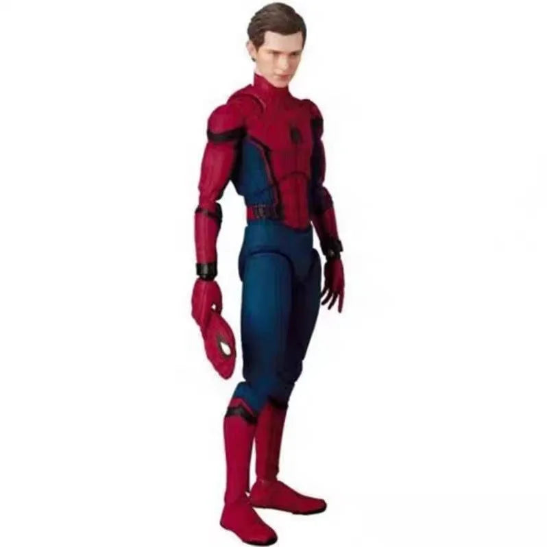 Marvel Avengers Peter Parker Anime Figuren SHF Spider Man Homecoming Figuren Auto Dekoration Puppe Modell Kinder Spielzeug Fans Geschenk