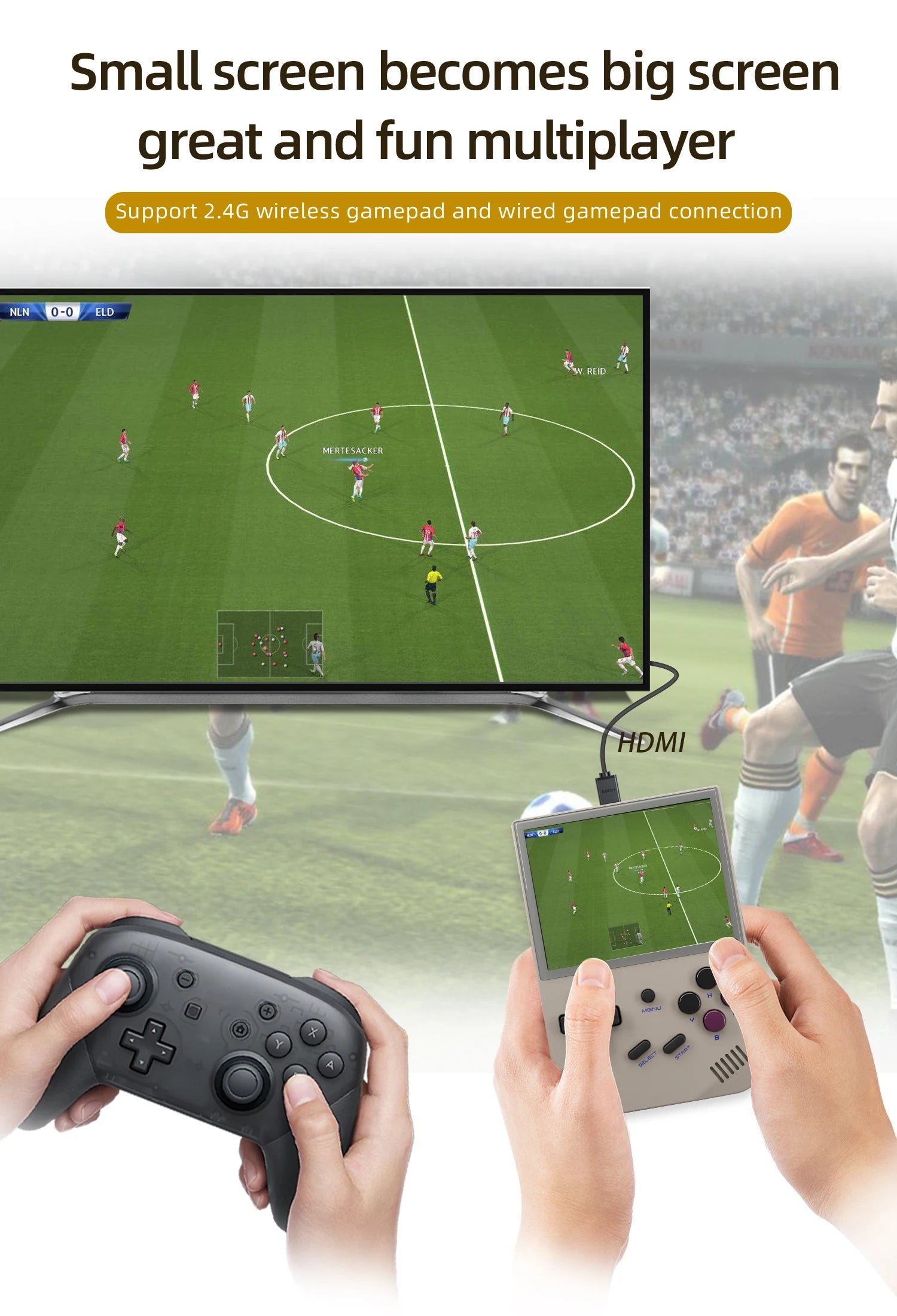 ANBERNIC RG35XX Handheld-Spiel-Player Linux Dual OS Offizielles GarlicOS 2600 mAh 3,5 Zoll IPS HD TV-Ausgang Tragbare Retro-Gaming-Konsole