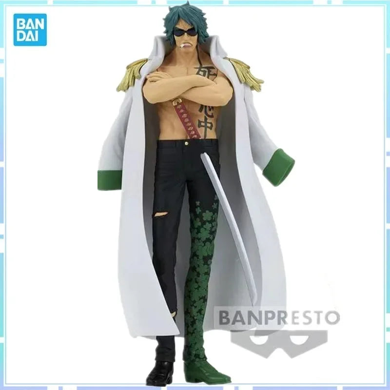 Bandai Original Banpresto Anime One Piece DXF Aramaki Green Bull 17CM PVC Action Figure Sammeln Modell Spielzeug Gitts