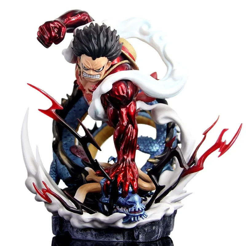 One Piece Monkey D. Luffy Gear 4 17cm Anime-Figur Modell GK Actionfigur PVC Statue Sammlerstück Figma