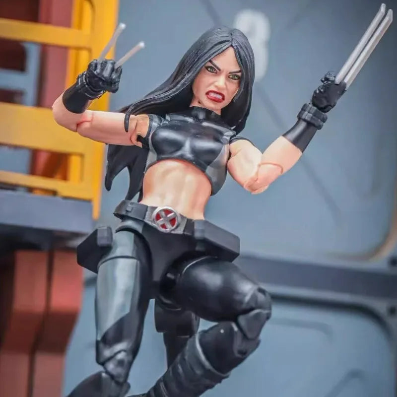 Genuine Hasbro Marvel Legends X-Force Angel X-23 Warpath Action Figure Toys for Boys Girls Gift Collectible Model Ornaments
