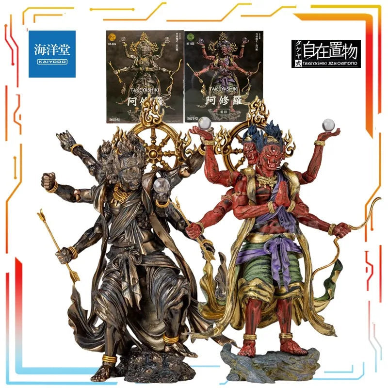 Kaiyodo Original Finished Product Movable Exquisite Figurine Series Asura Anime Toys Collectible Model Festival Gift for Boys