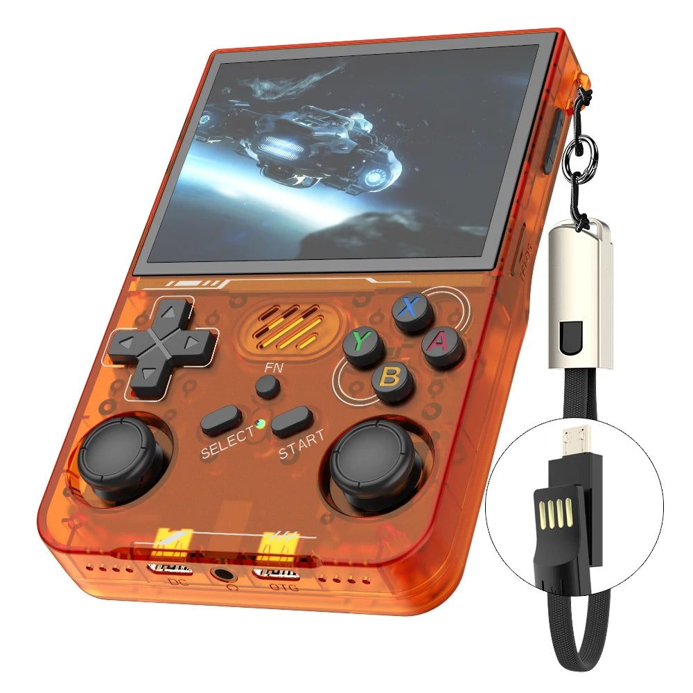 R36S updated R36XX Retro Handheld Game Console Linux ARKOS 3.5Inch IPS Screen