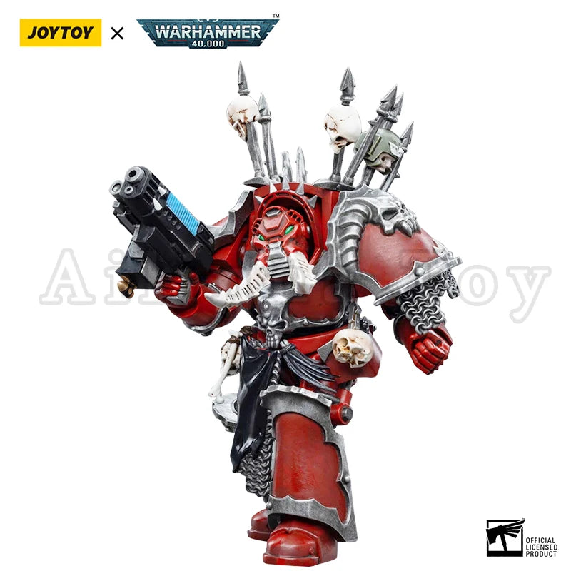 JOYTOY 1/18 Action Figure 40K Word Bearers Chaos Terminator Garchak Vash Anime Military Model