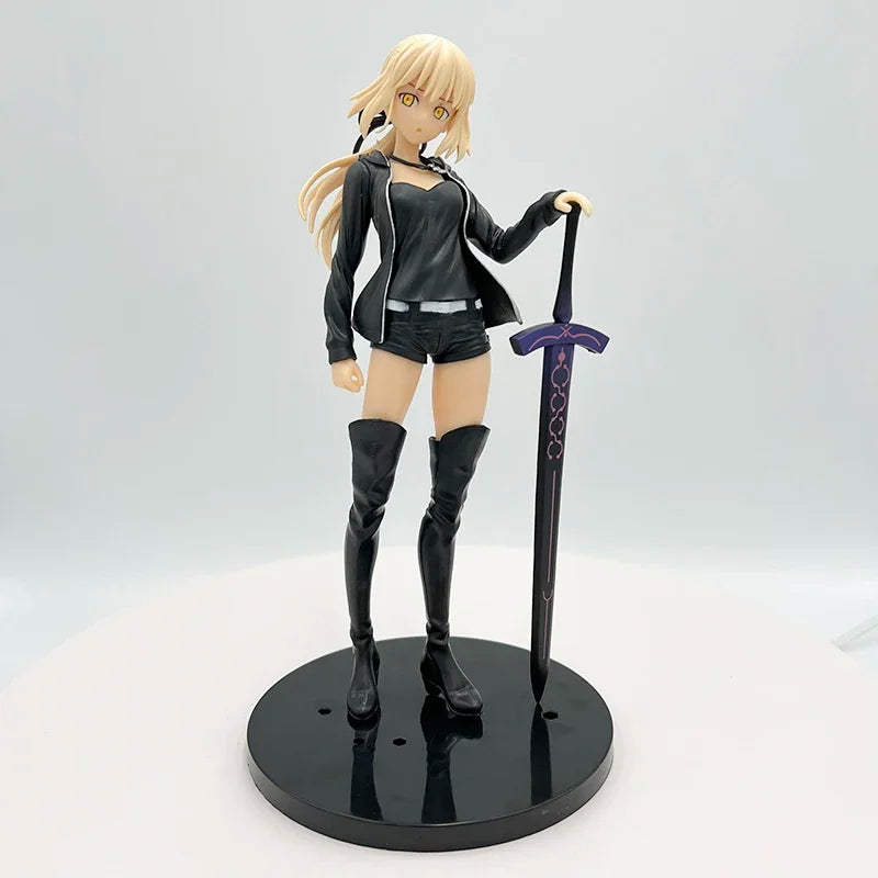 25cm Fate/Grand Order Sexy Anime Figure Altria Pendragon Action Figure Saber Alter Figure Adult Collectible Model Doll Toys Gift