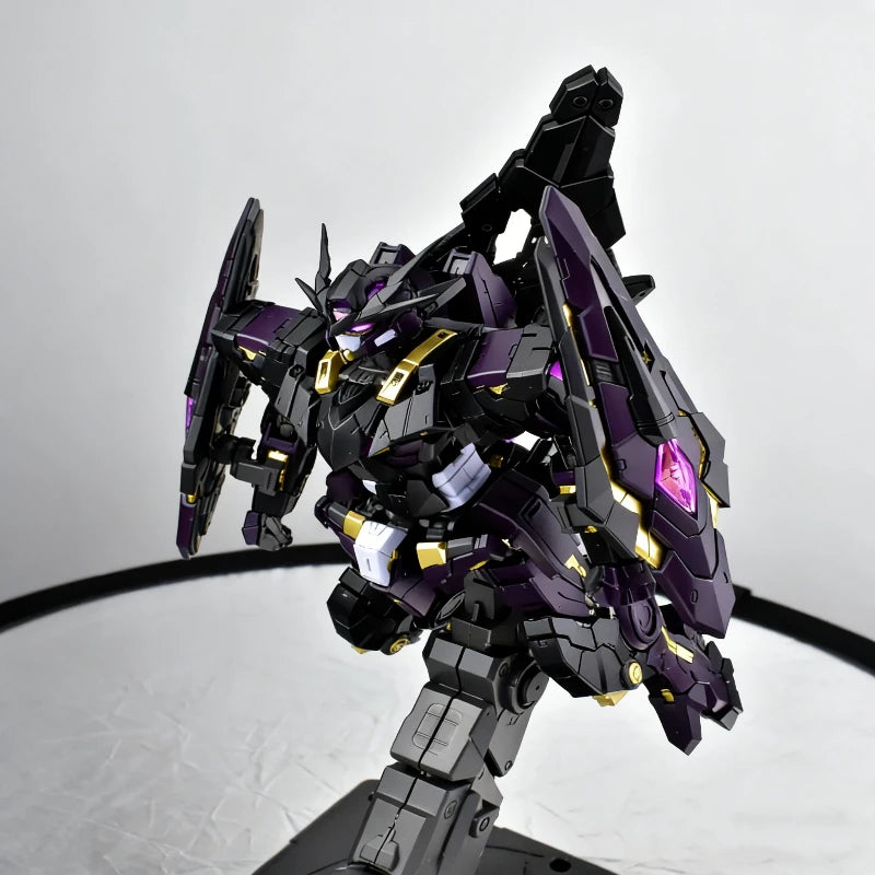 IronToys Star Fall 1/100 Mecha Model Kit Alloy Frame Assembled Toy Action Figures With Display Base Stand Desktop Decor Boy Gift